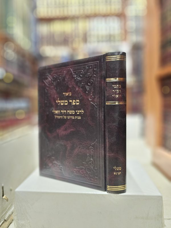כתבי רמ"ד וואלי משלי תניינא