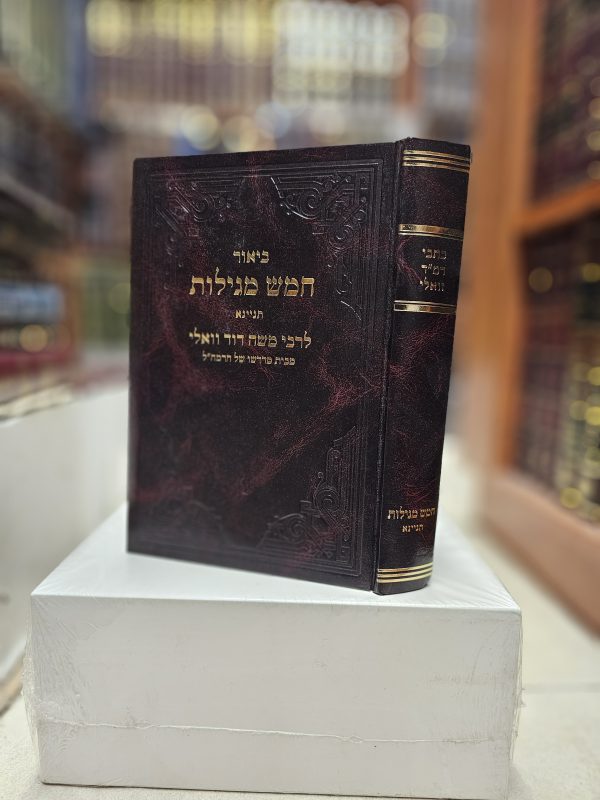 כתבי רמ"ד וואלי ביאור חמש מגילות תניינא