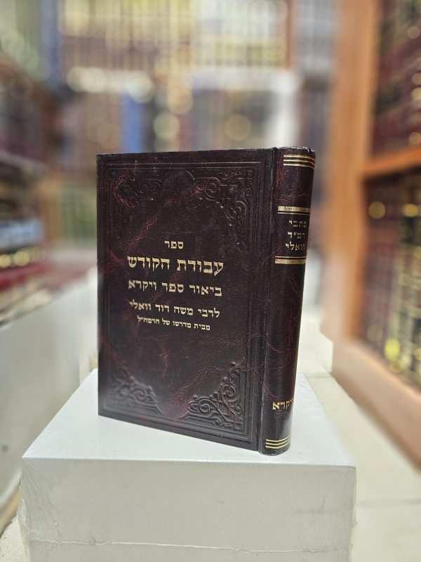 כתבי רמ"ד וואלי ביאור ספר ויקרא