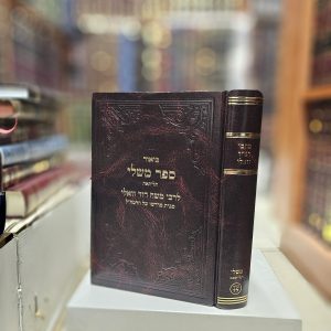 כתבי רמ"ד וואלי ביאור ספר משלי תליתאה כרך ל"ד