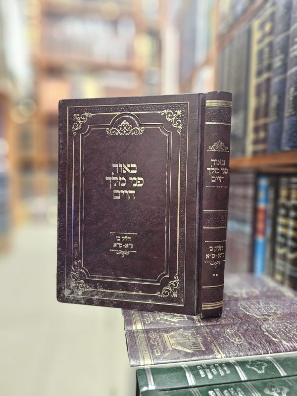 ספר באור פני מלך חיים חלק ב'